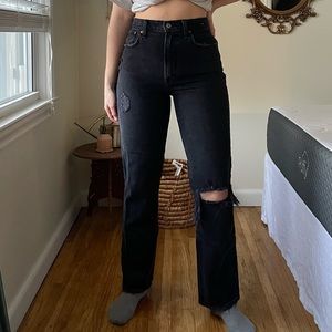 Abercrombie 90s Straight Ultra High Rise